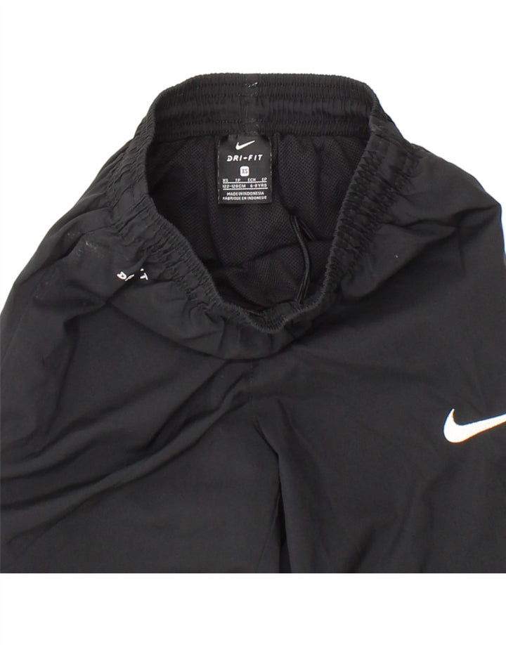 NIKE Boys Dri Fit Tracksuit Trousers 6-7 Years XS  Black Polyester Vintage Nike and Second-Hand Nike from Messina Hembry 