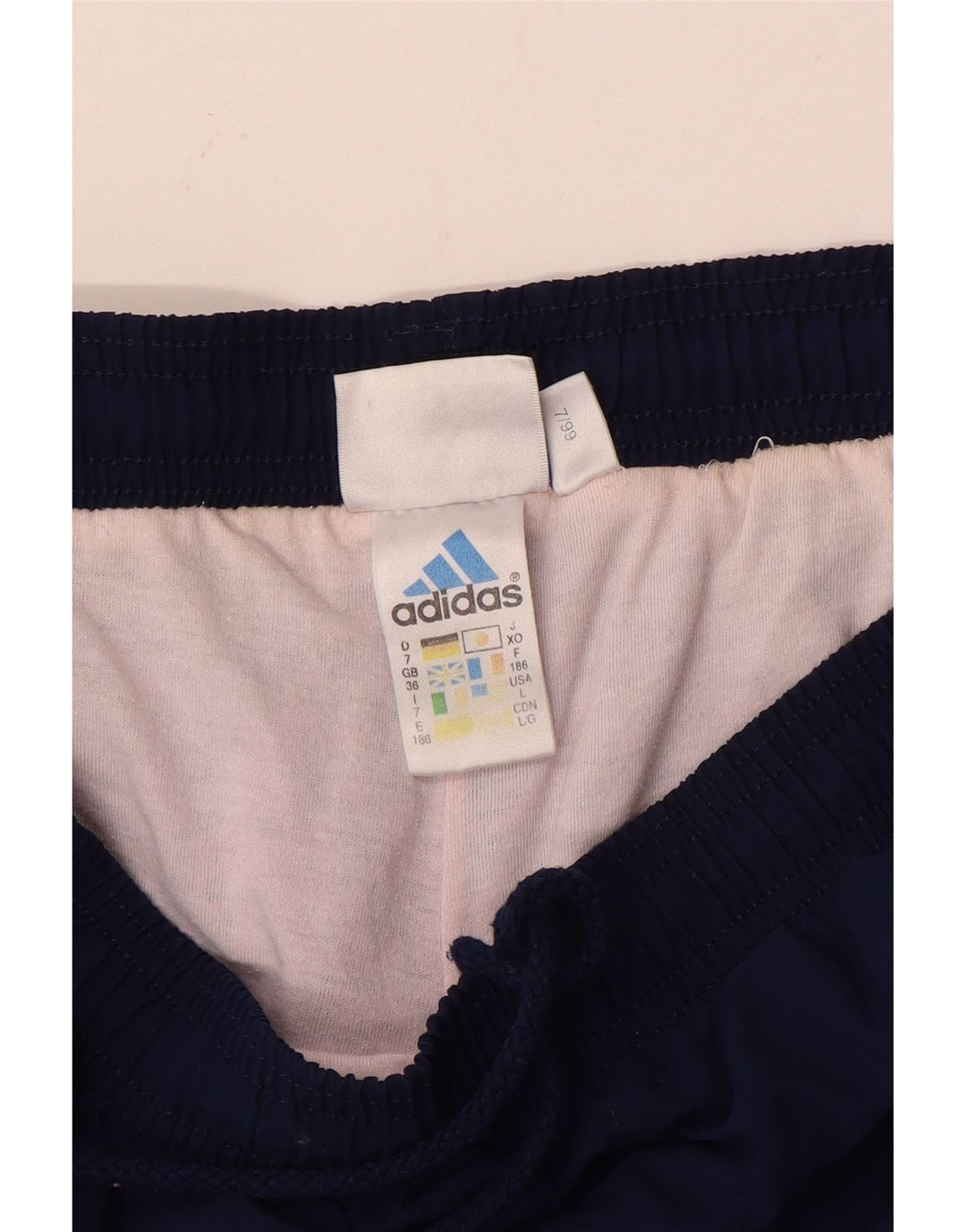 Adidas Herre træningsdragt Bukser Joggers Large Navy Blue Polyester
