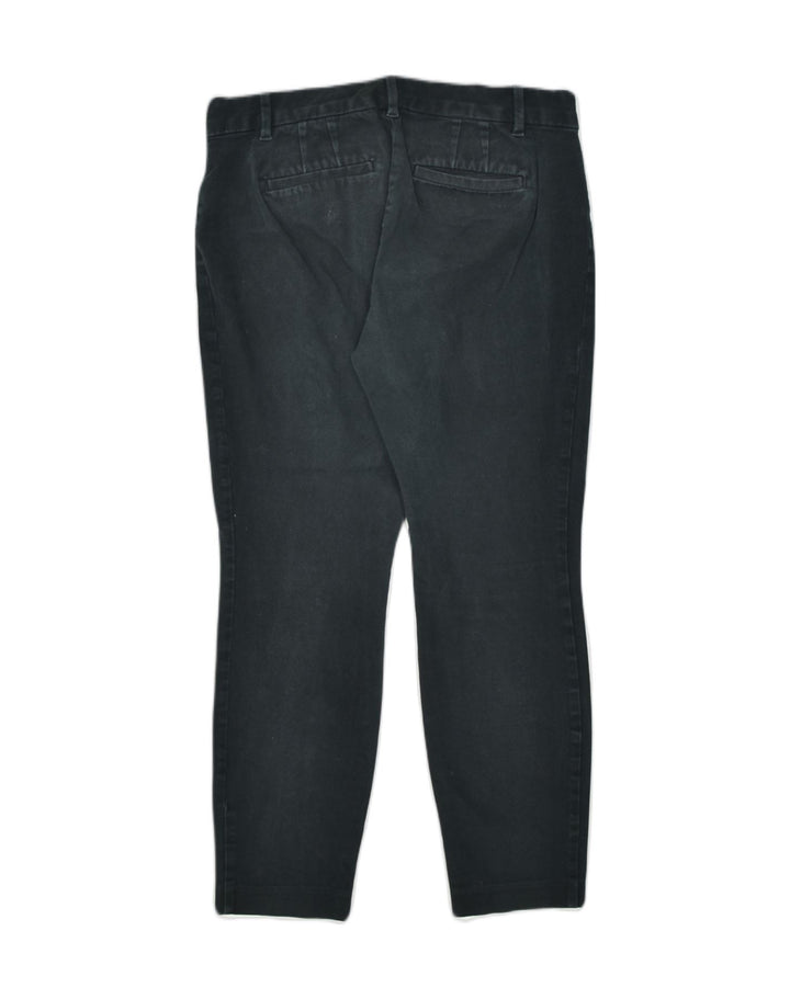 GAP Womens Curvy Fit Skinny Ankle Cropped Trousers W36 L25 Black Cotton | Vintage | Thrift | Second-Hand | Used Clothing | Messina Hembry 