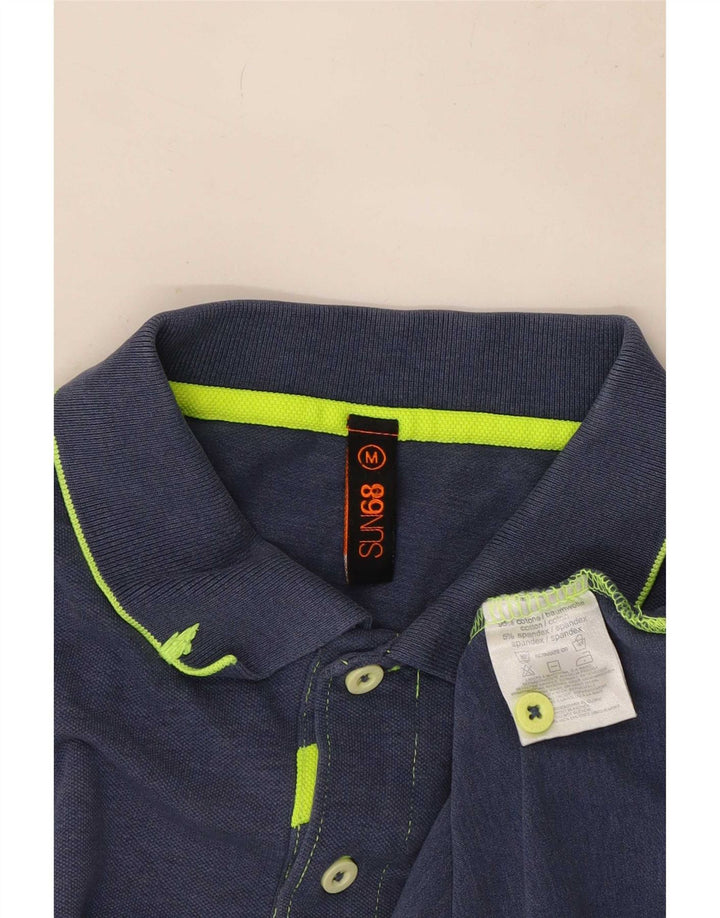 Sun68 Herre poloshirt Medium marineblå bomuld