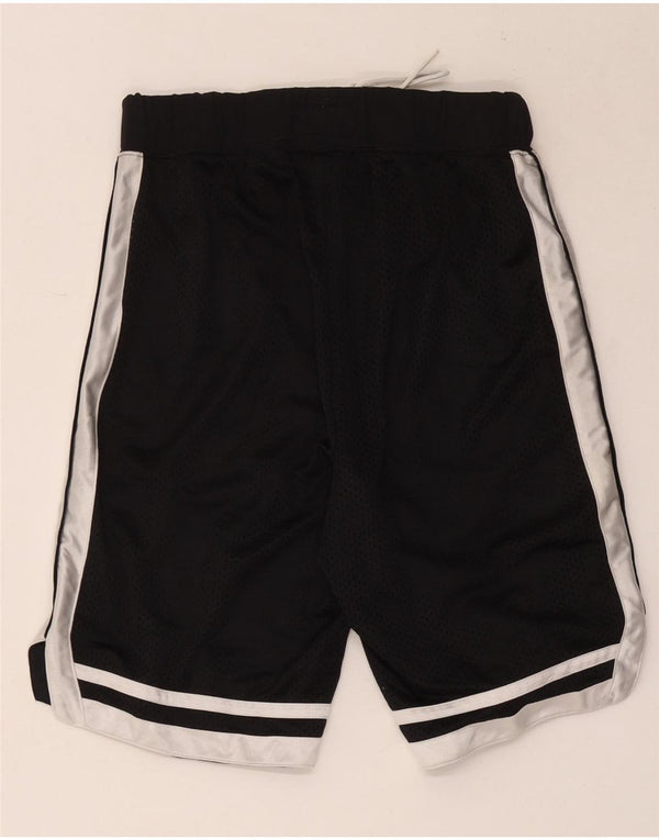 Champion Mens Sport Shorts Small Black Colourblock Polyester