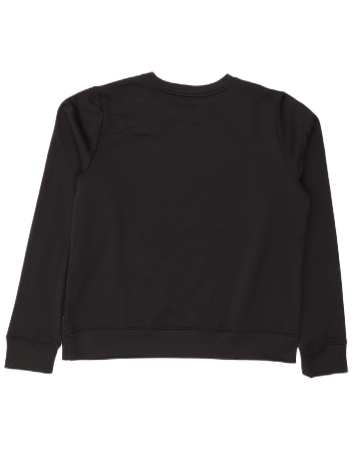 Under Armour Womens Graphic Sweatshirt Jumper UK 16 Large Black