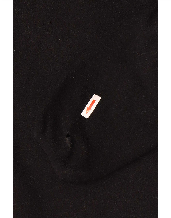 Canterbury Mens Zip Neck Fleece Jumper Medium Black Polyester