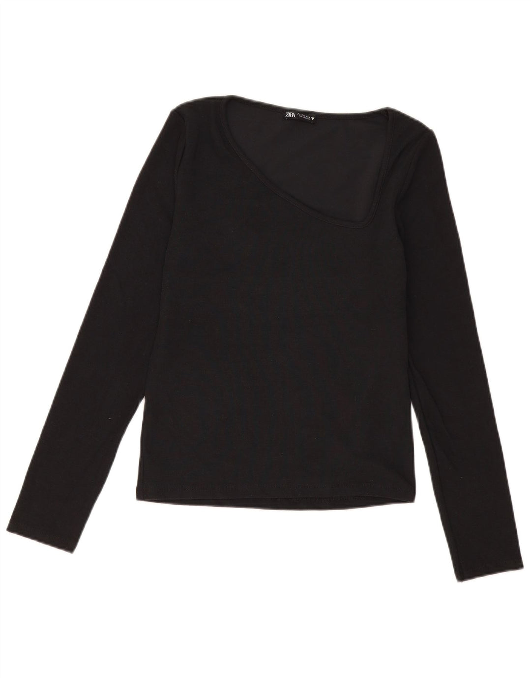 Zara Dame Top Langærmet UK 14 Large Sort