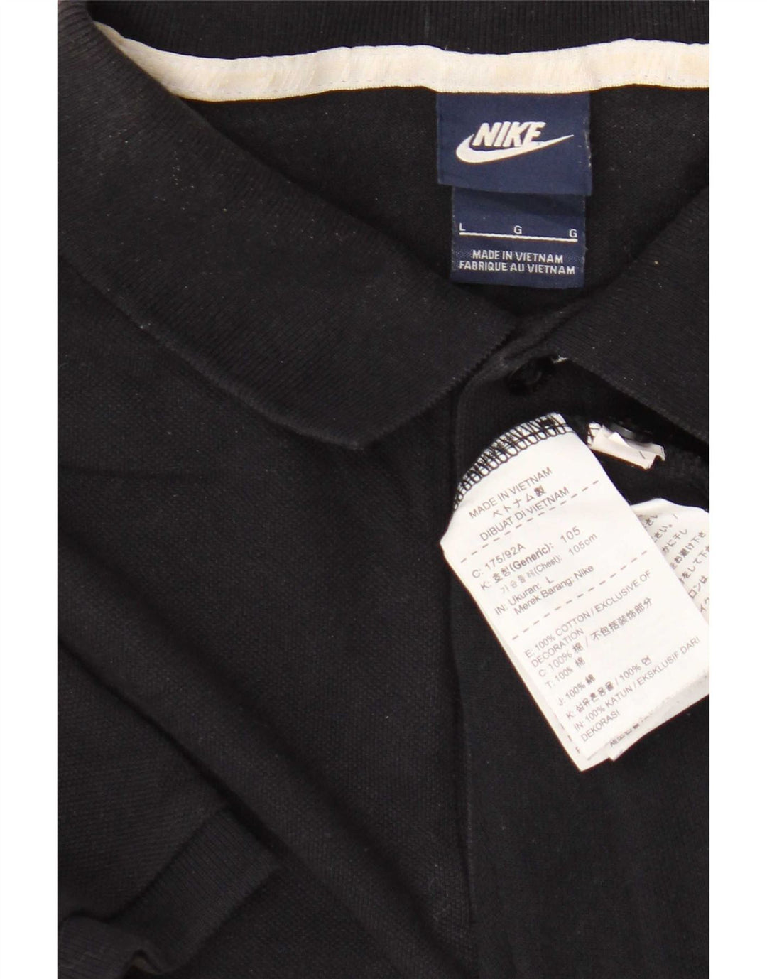 Nike Polo Homme Grand Bleu Marine Coton