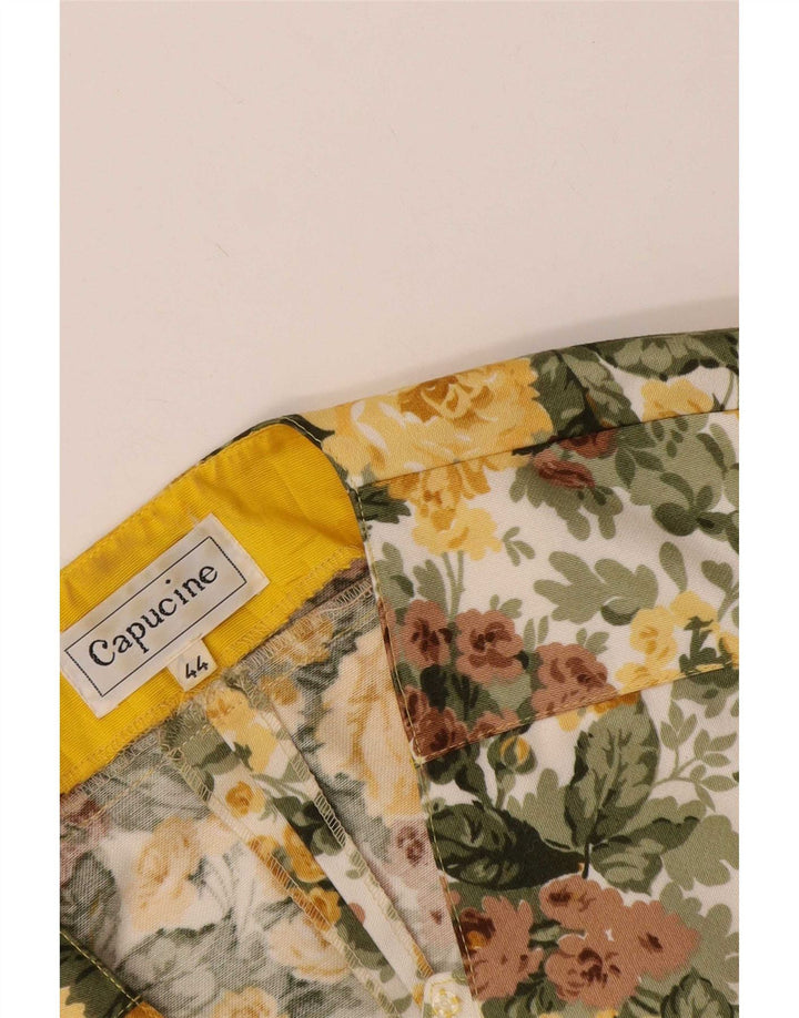 Capucine Veste Blazer 3 Boutons Femme IT 44 Medium Multicolore Floral