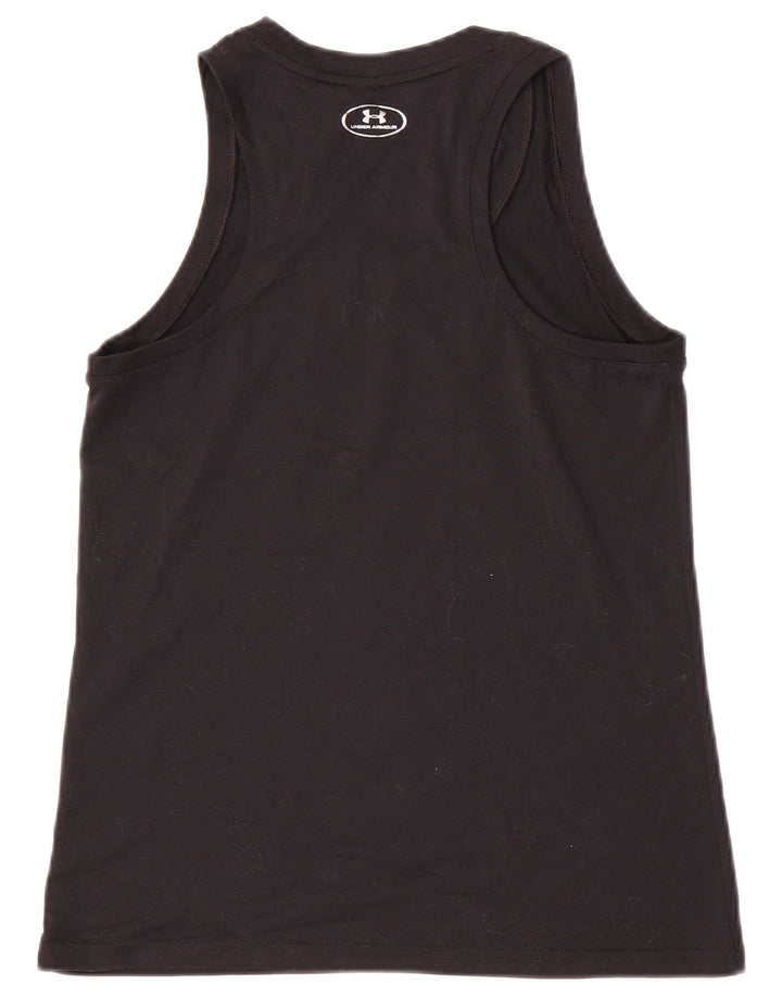 UNDER ARMOUR Womens Vest Top UK 8 Small Black