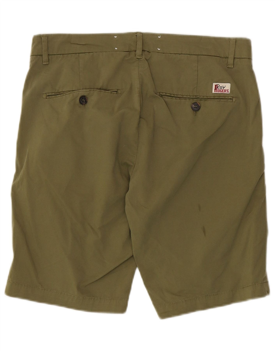 Roy Rogers Chino Shorts til mænd W31 Medium Khaki Bomuld
