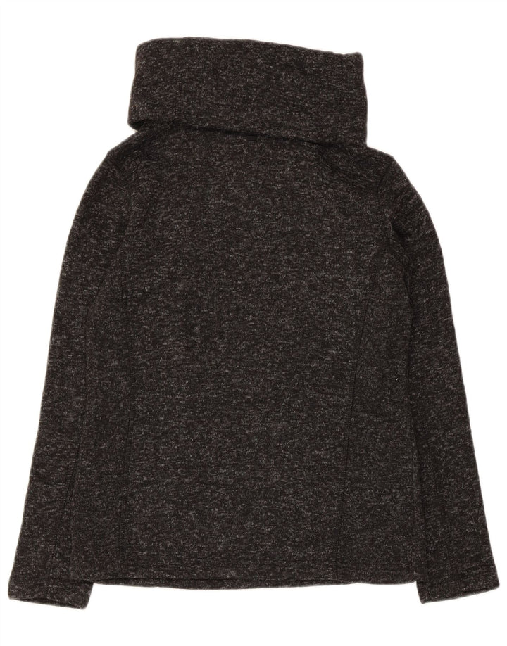 Mountain Warehouse Womens Roll Neck Jumper Sweater UK 8 Small Grey Flecked