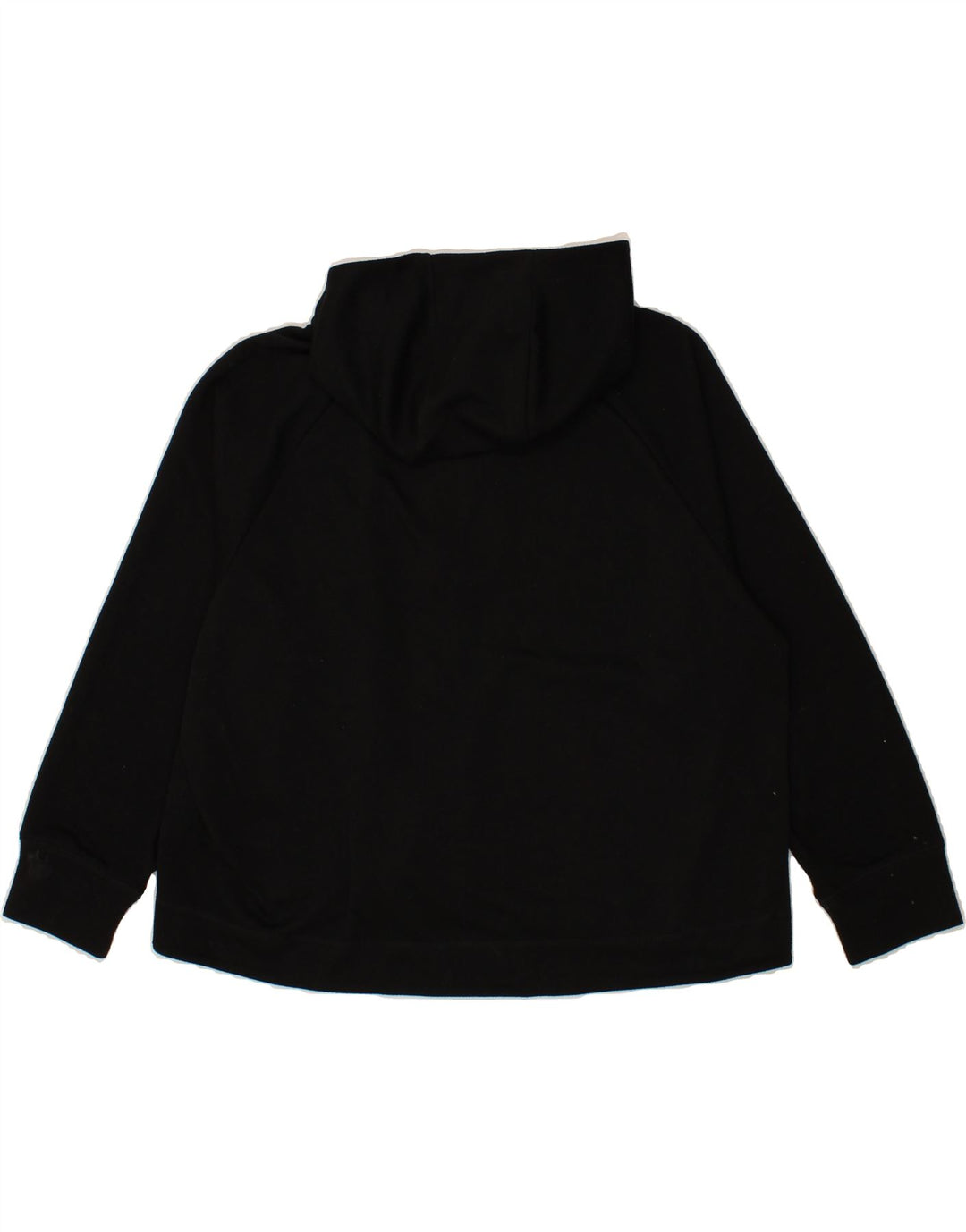 KAPPA Womens Oversized Zip Hoodie Sweater UK 16 Large Black Vintage Kappa and Second-Hand Kappa from Messina Hembry 