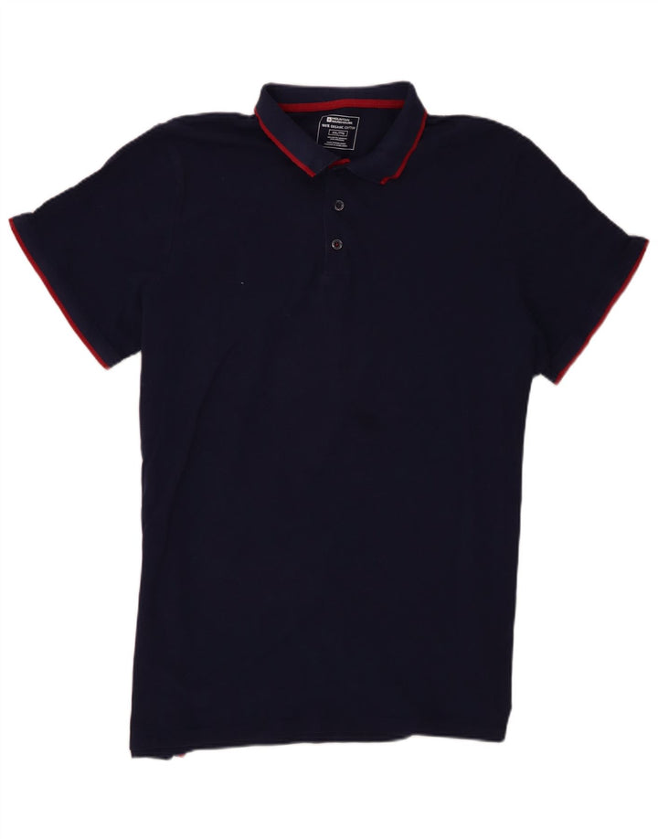 Mountain Warehouse Mens Polo Shirt 2XL Navy Blue Cotton
