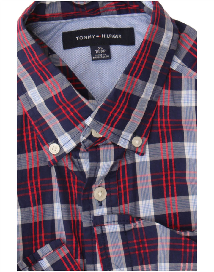 Camisa Tommy Hilfiger Hombre XS Azul Marino Cuadros