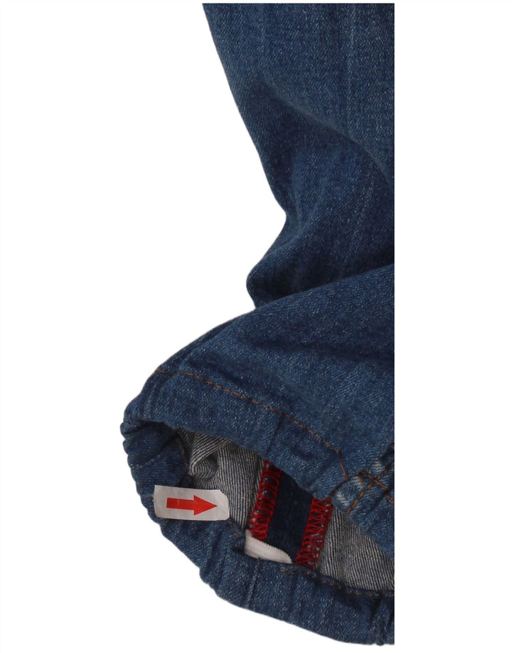 DESIGUAL Mens Cropped Jeans W36 L24 Blue Floral