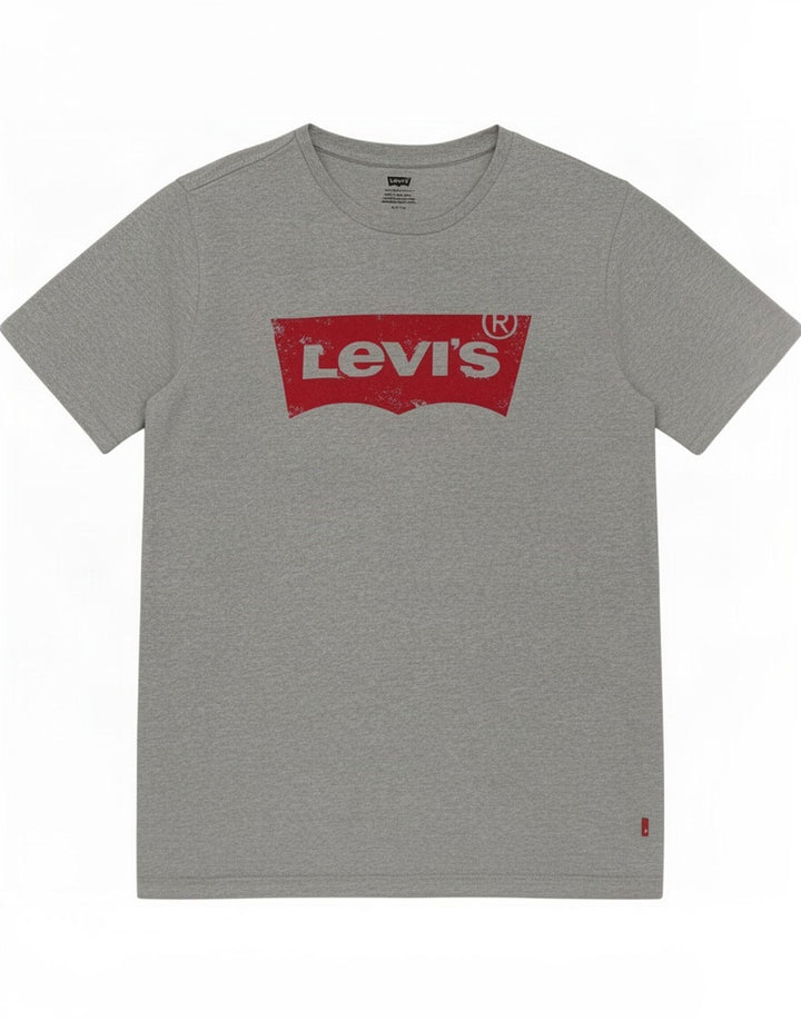 Levi's Mens Graphic T-Shirt Top Small Grey Cotton