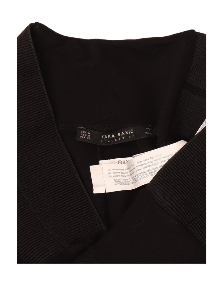 ZARA Womens Leggings UK 12 Medium  Black Viscose Vintage Zara and Second-Hand Zara from Messina Hembry 