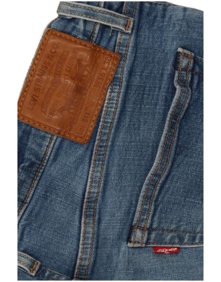 Мужские джинсы Levi's Slim 511 W36 L32 синие, хлопок