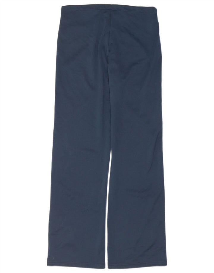 Asics Womens Straight Casual Trousers Medium W28 L32 Navy Blue Polyester