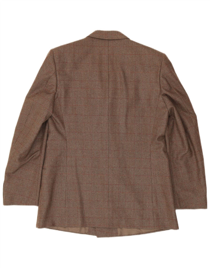 Corneliani Ανδρικό μπουφάν Blazer με διπλό στήθος IT 50 Large Brown Check