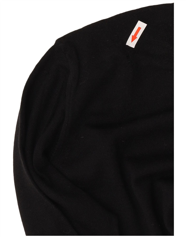 Maglione girocollo da uomo Zara piccolo in lana nera