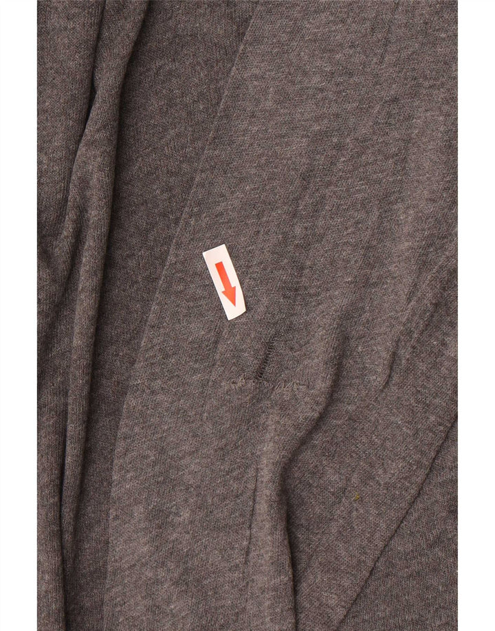 Polo a maniche lunghe da uomo Zara 2XL Grigia