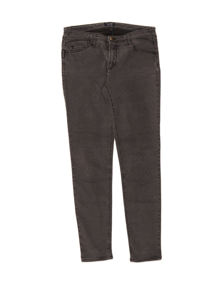 ARMANI Womens Skinny Jeans W30 L29 Grey Cotton Vintage Armani and Second-Hand Armani from Messina Hembry 