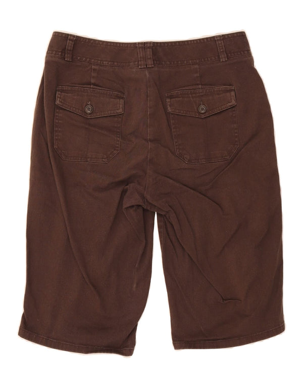DOCKERS Womens Bermuda Shorts US 6 Medium W28  Brown Cotton