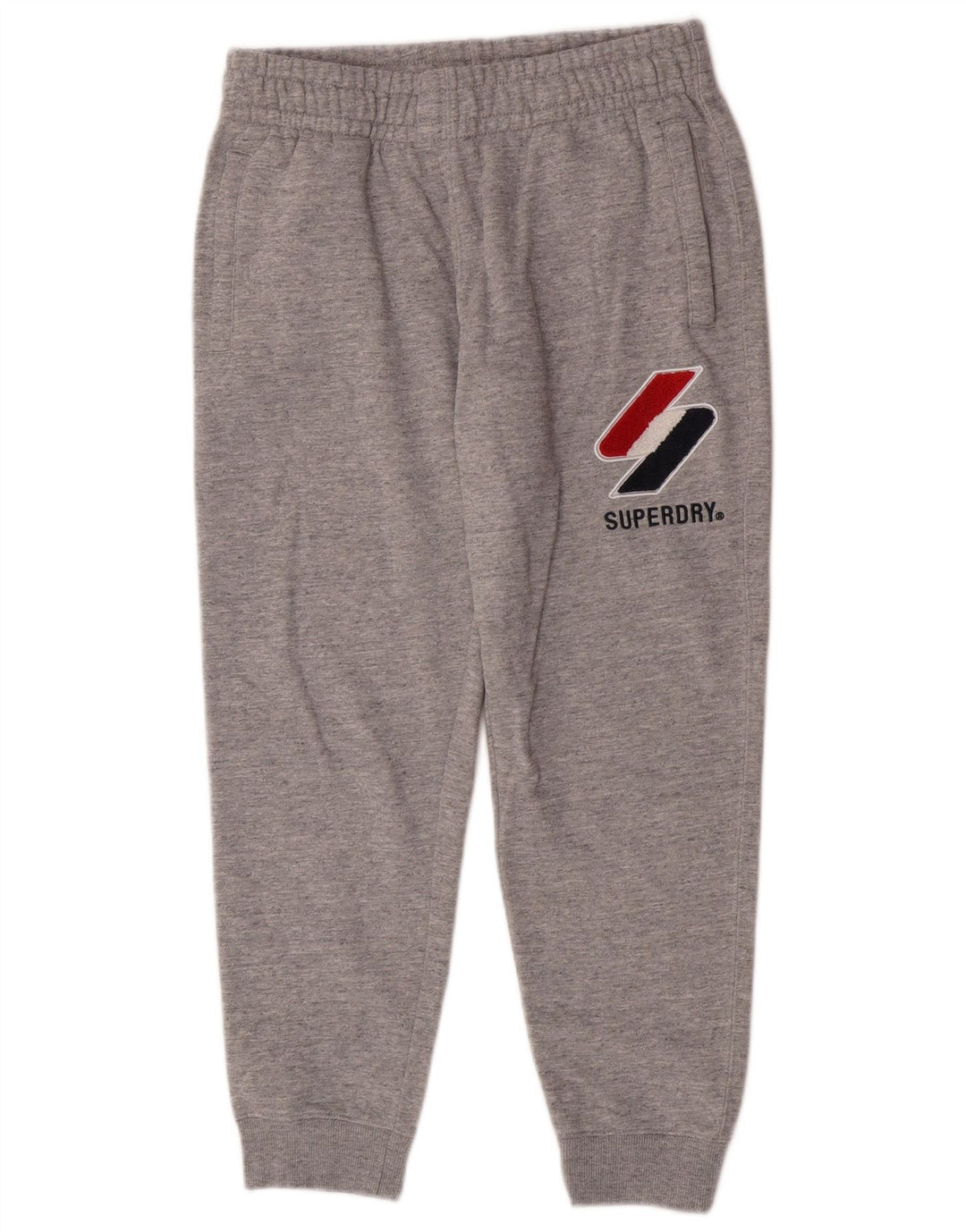 Superdry Pantalon De Survêtement Graphique Joggers Homme Gris Moyen Moucheté
