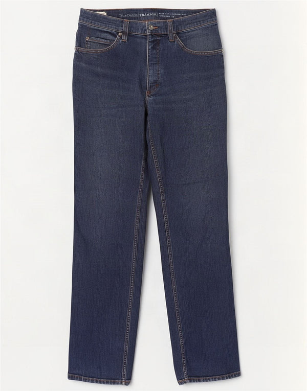 Jeans dritti da uomo Mustang Tramper slim fit a vita media W34 L34 cotone blu