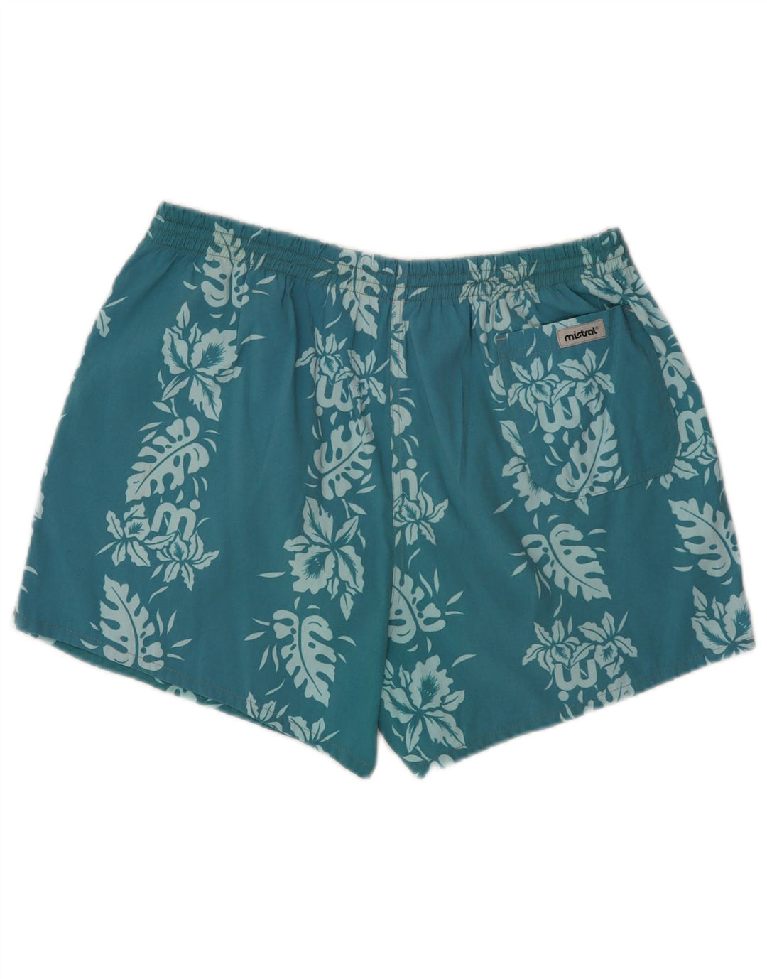 Pantaloncini da bagno da uomo Mistral Blu medio floreale
