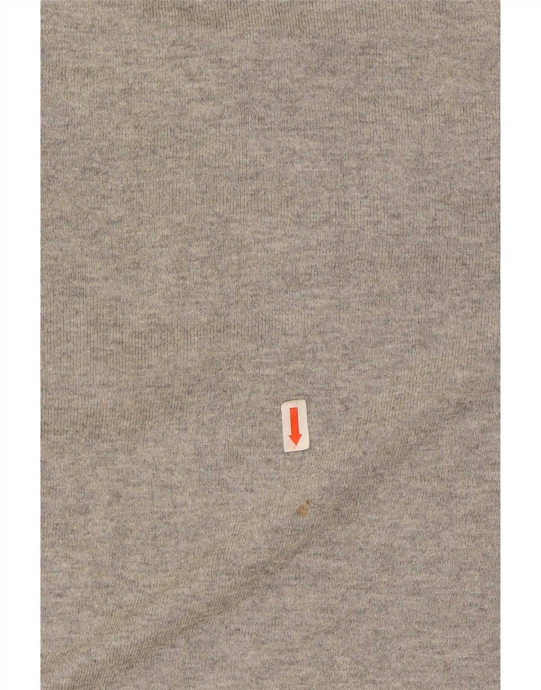 Zara Mens Crew Neck Jumper Sweater Medium Grey Silk