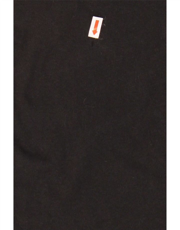 Hugo Boss Mens T-Shirt Top Medium Black Cotton