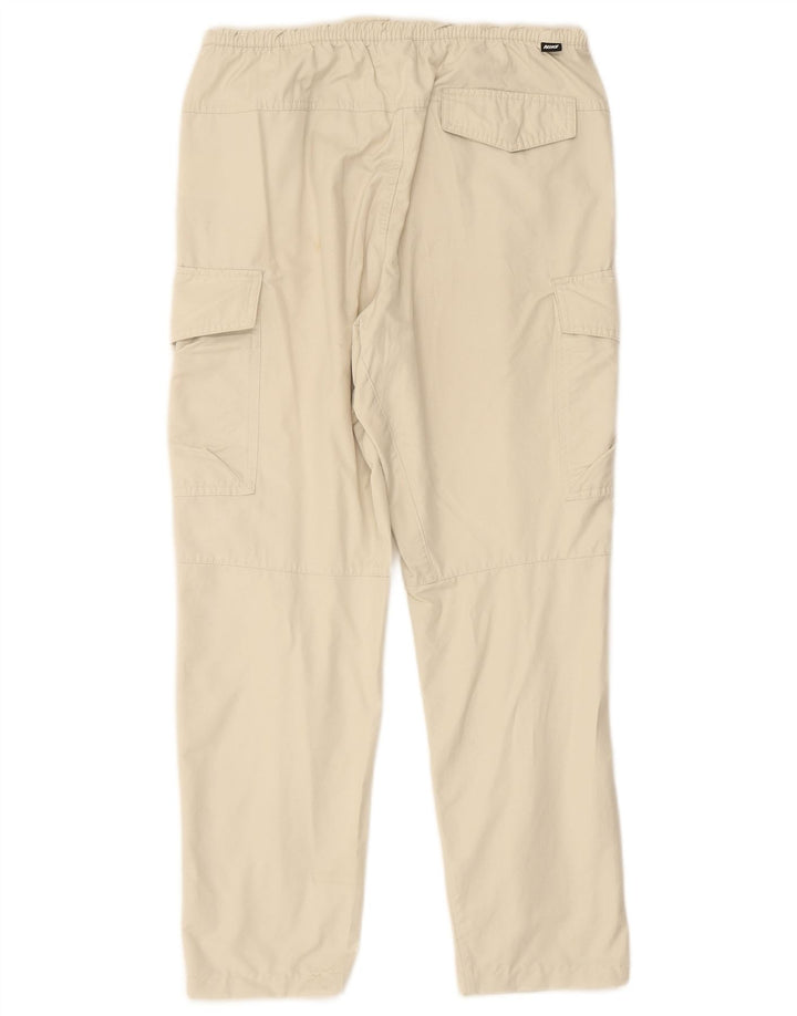 NIKE Mens Cargo Cropped Trousers Small W29 L25  Beige Cotton