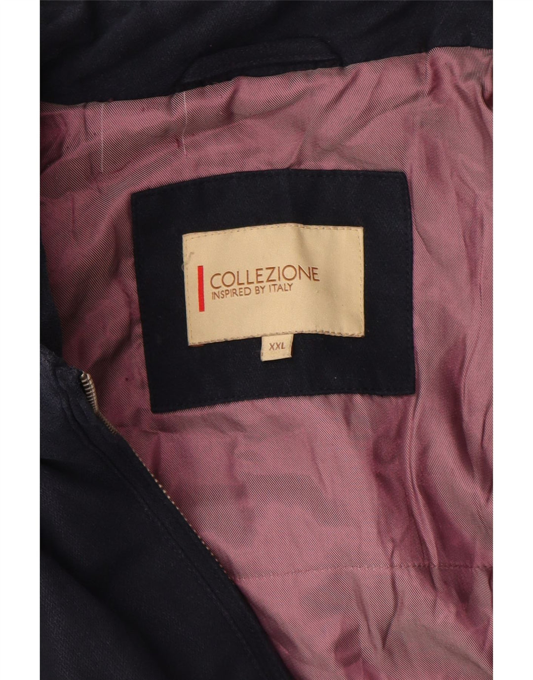 Vintage męska kurtka bomber UK 44 2XL granatowa