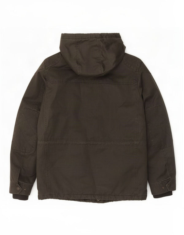 Fat Face férfi kapucnis használati kabát UK 38 Medium Khaki Cotton