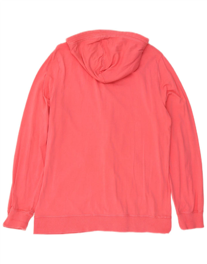 Lotto Womens Zip Hoodie Sweater UK 10 Medium Pink