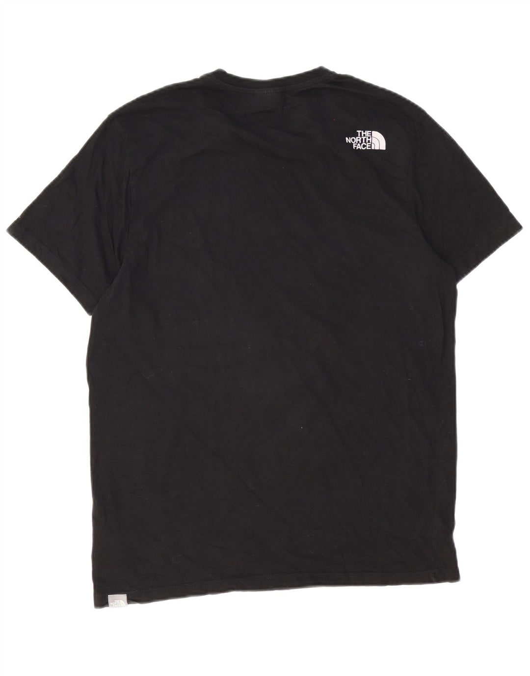 The North Face Mens T-Shirt Top Medium Black Cotton