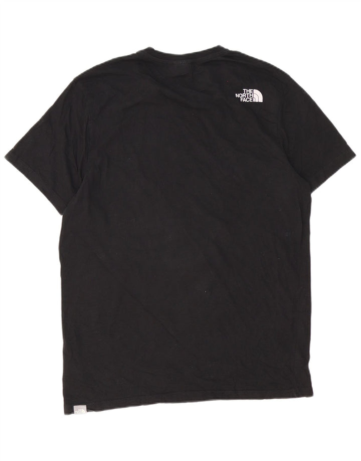 The North Face Mens T-Shirt Top Medium Black Cotton
