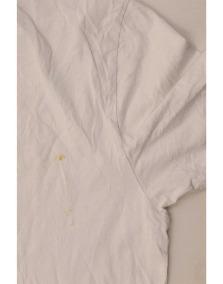 Diesel Mens T-Shirt Top Large White Cotton