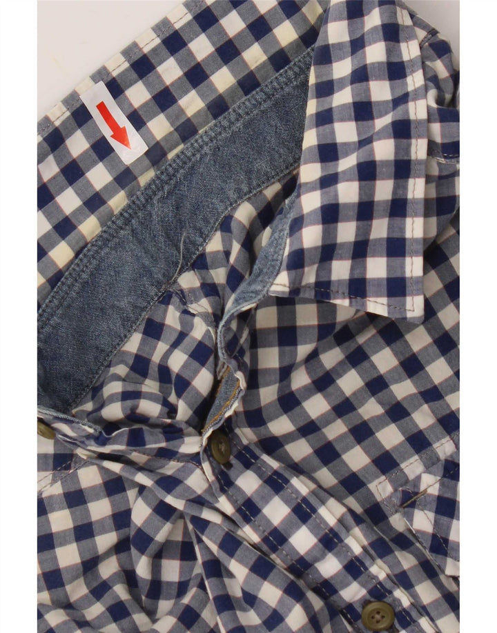 G-Star férfi ing közepes kék gingham pamut