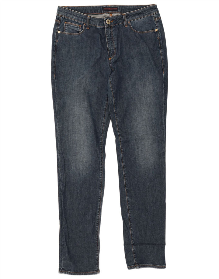 Trussardi Damen Slim Jeans W33 L32 Blau