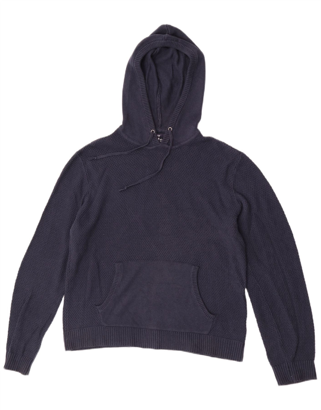 Gap Mens Hooded Jumper Sweater Medium Navy Blue Cotton