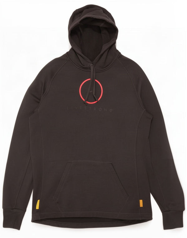 Felpa con cappuccio grafica Nike Therma-Fit da uomo di colore grigio medio