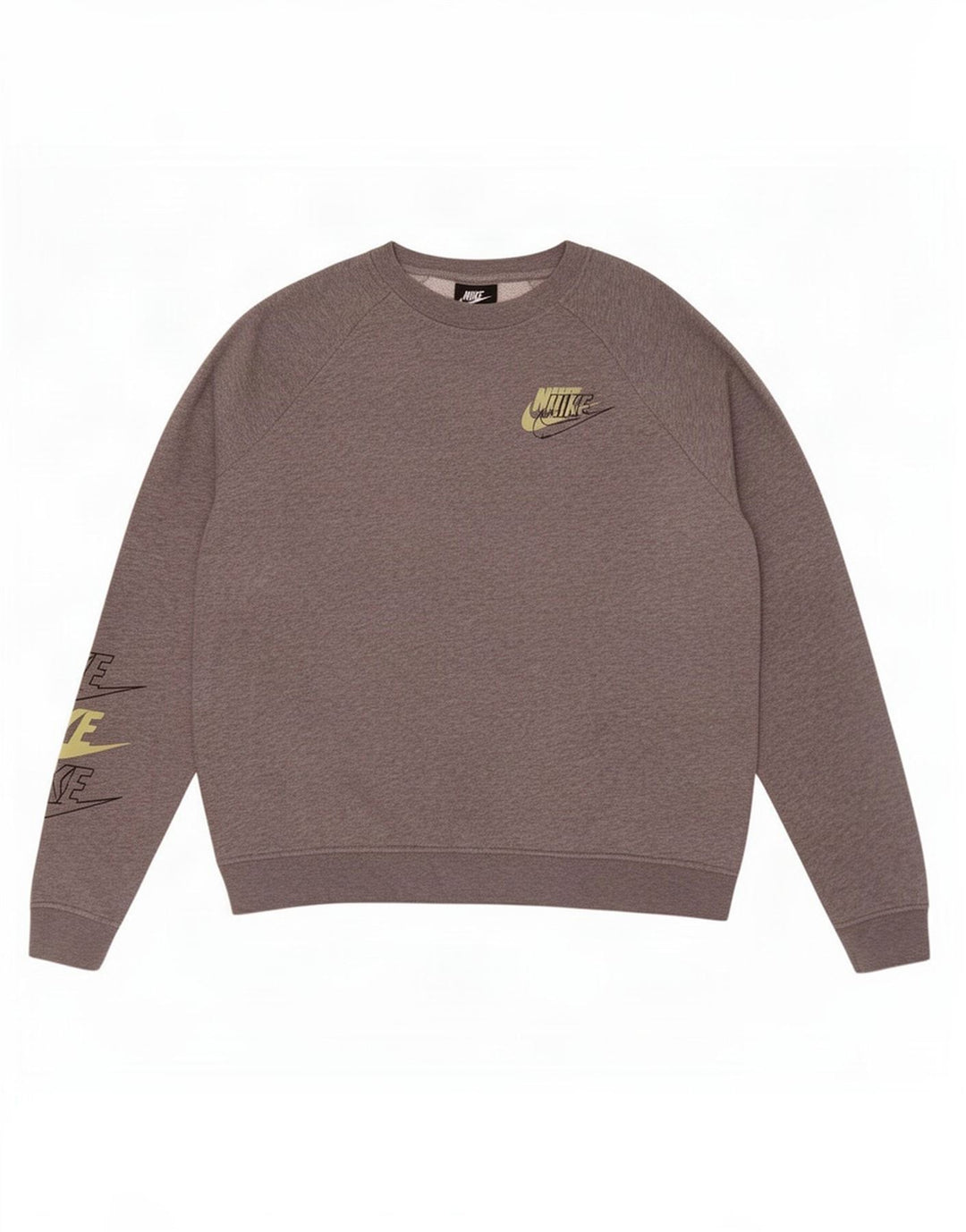 Nike Mens Graphic Sweatshirt Jumper Medium Grey Cotton