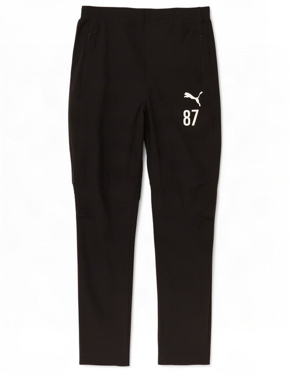 Puma Womens Graphic Tracksuit Trousers UK 14 Large Black