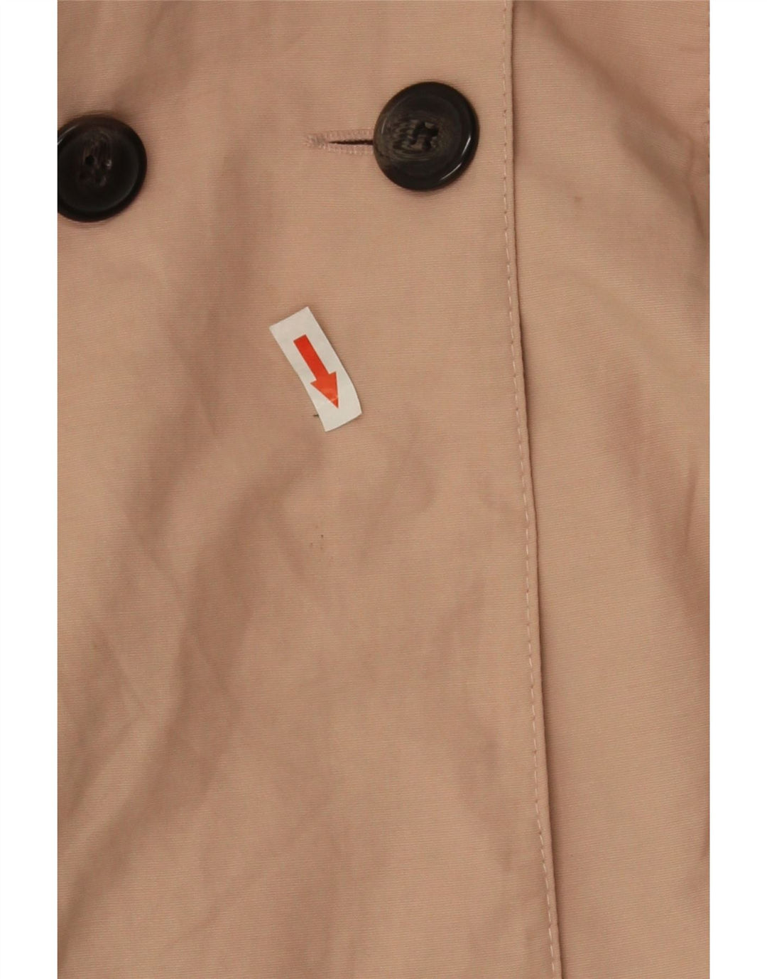 Marks & Spencer Womens Trench Coat UK 10 Small Pink Cotton