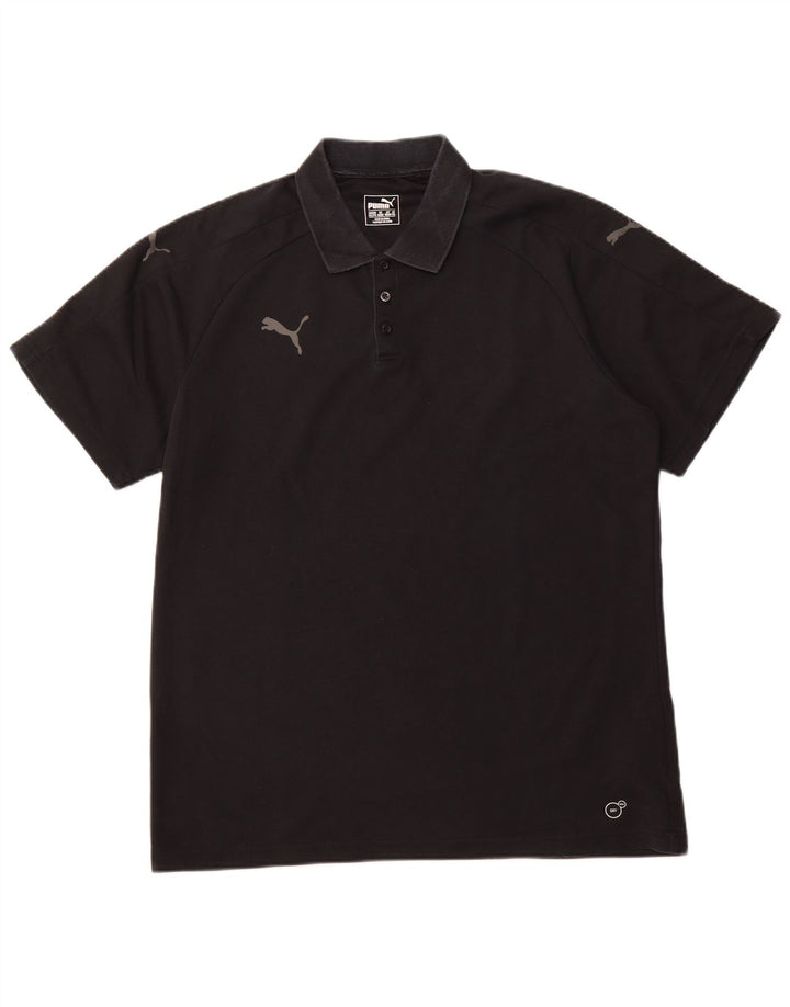PUMA Polo shirt til mænd 2XL sort bomuld