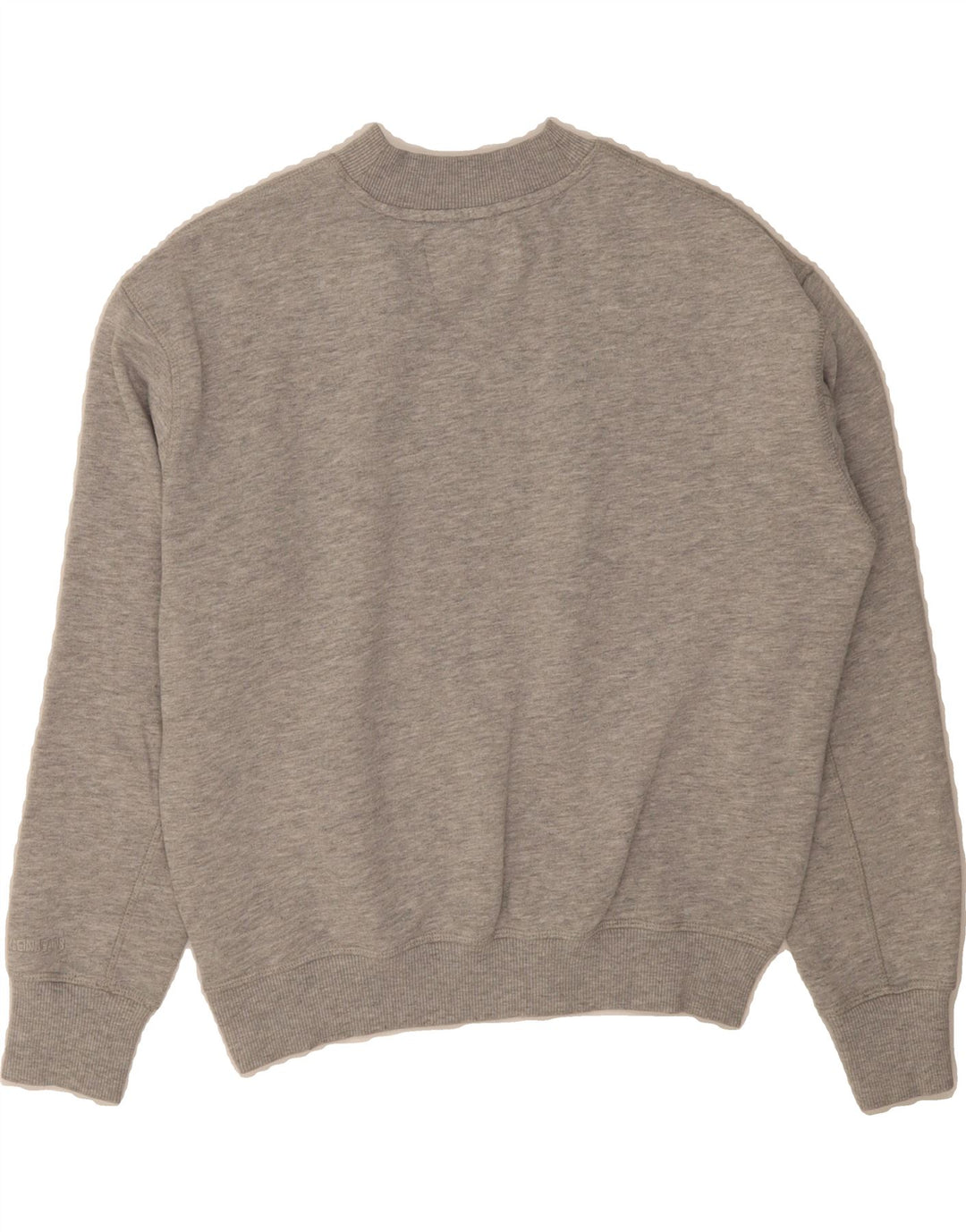 CALVIN KLEIN JEANS Mens Graphic Sweatshirt Jumper Medium Grey Flecked Vintage Calvin Klein Jeans and Second-Hand Calvin Klein Jeans from Messina Hembry 