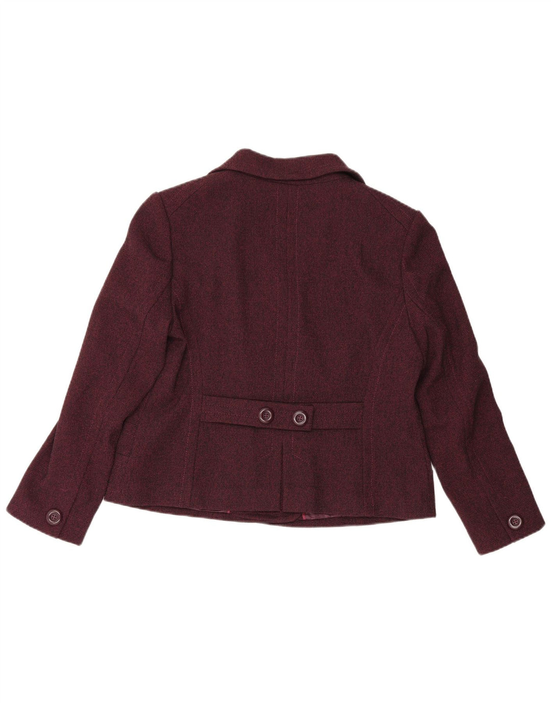 Giacca blazer doppiopetto da donna Marks & Spencer UK 18 XL Borgogna