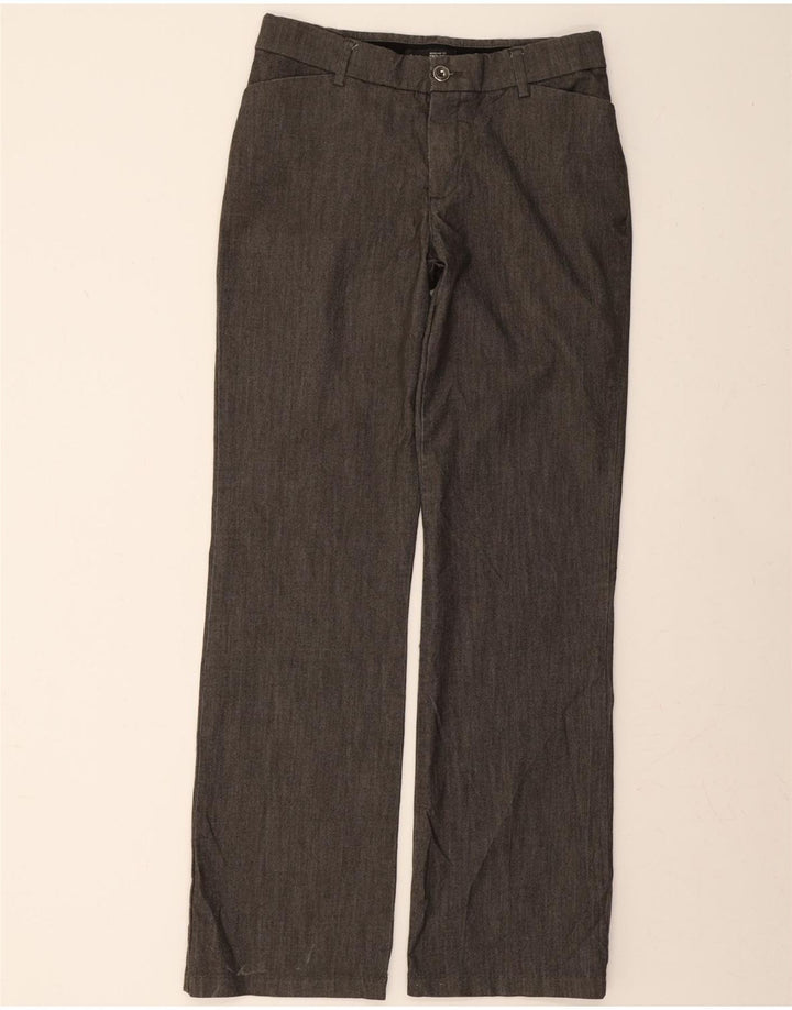 LEE Womens Long Mid Rise Casual Trousers US 8 Medium W30 L33 Grey Vintage Lee and Second-Hand Lee from Messina Hembry 