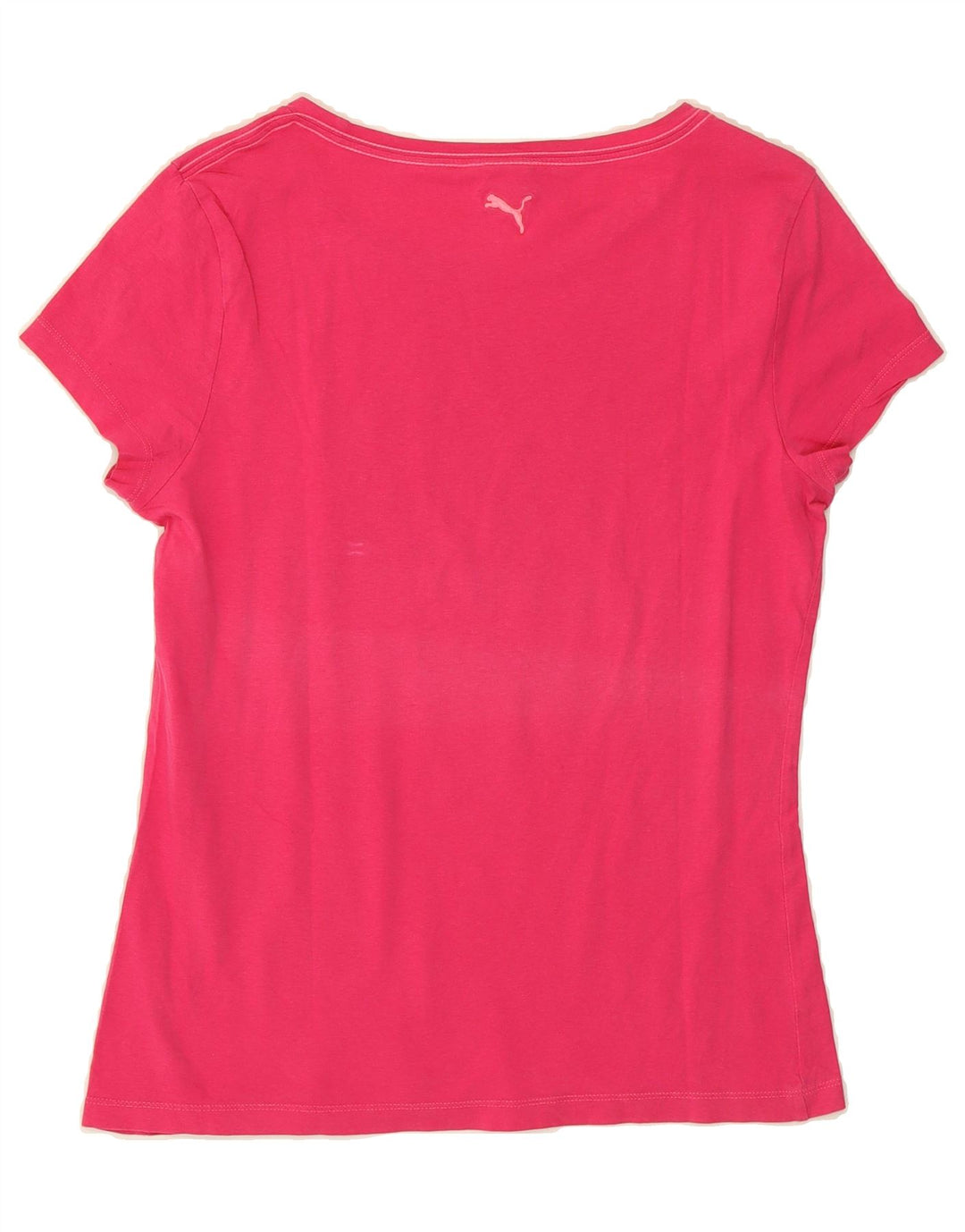 PUMA Womens Graphic T-Shirt Top UK 12 Medium Pink Vintage Puma and Second-Hand Puma from Messina Hembry 